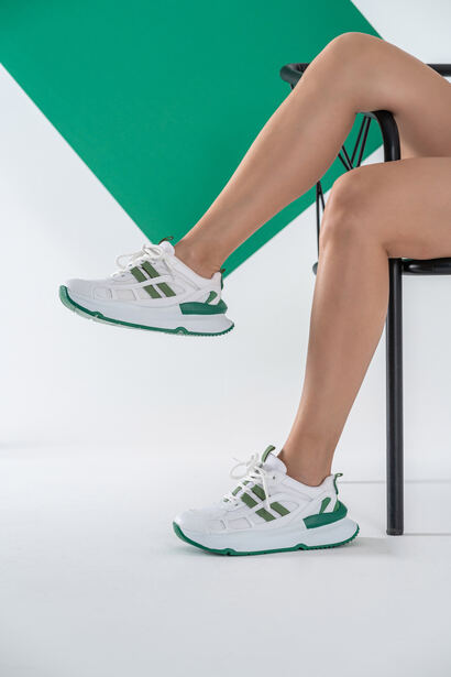 Freesia Beyaz Yeşil Spor Ayakkabı