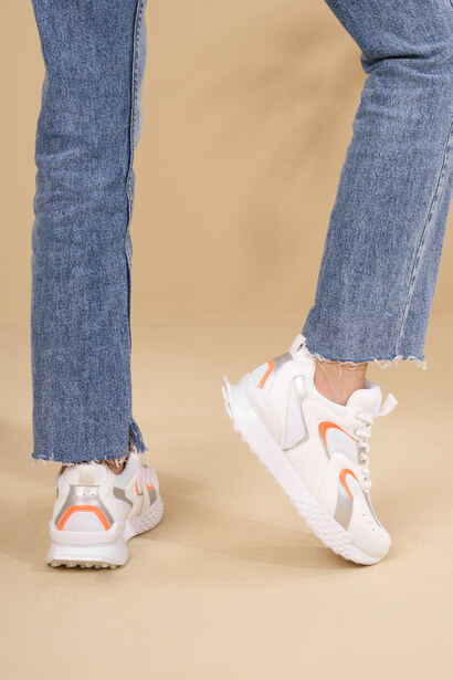 Corina Beyaz Portakal Bağcıklı Sneakers